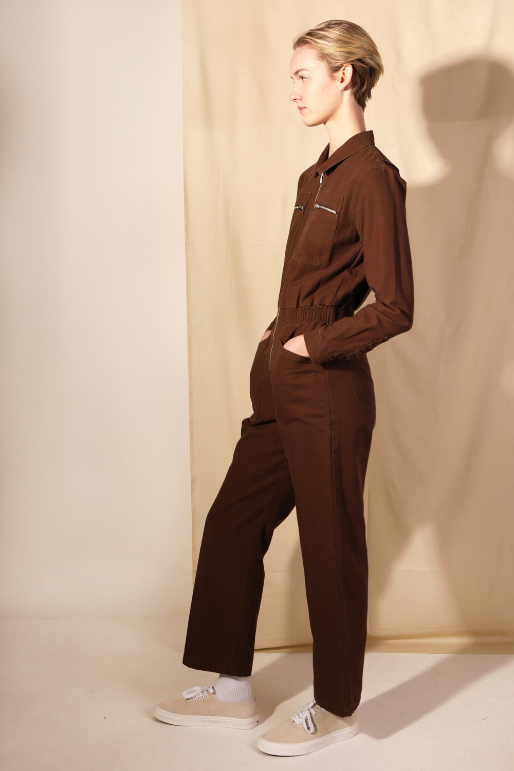 Danny Boilersuit Chocolate Canvas