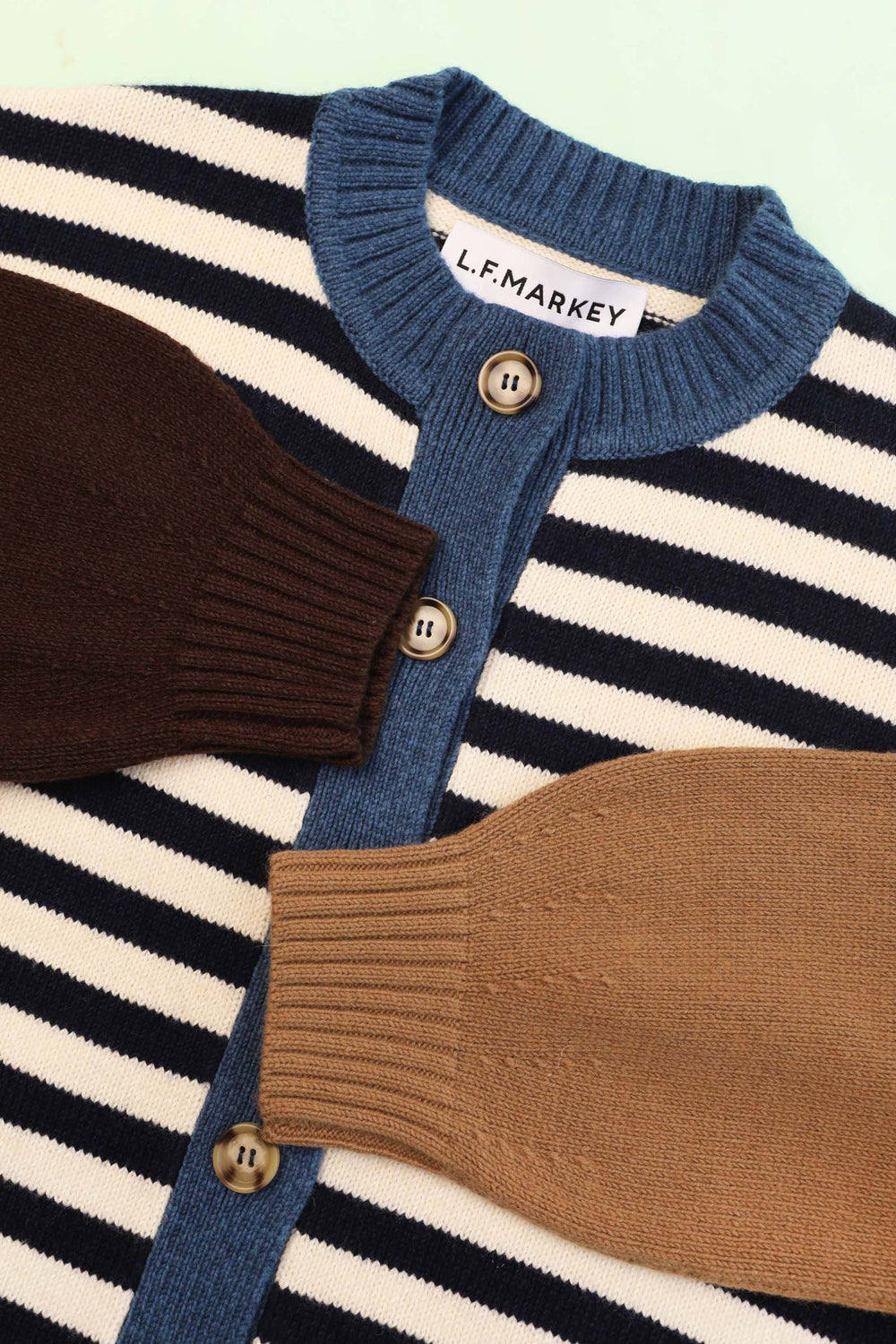 Eval Cardigan Cornwall Stripe