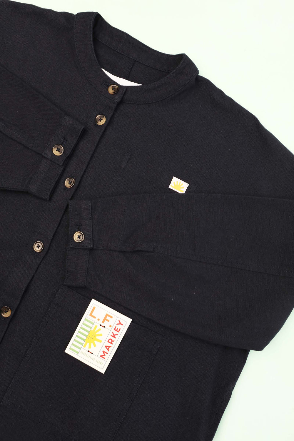 WIDE CHORE COAT INK BLUE