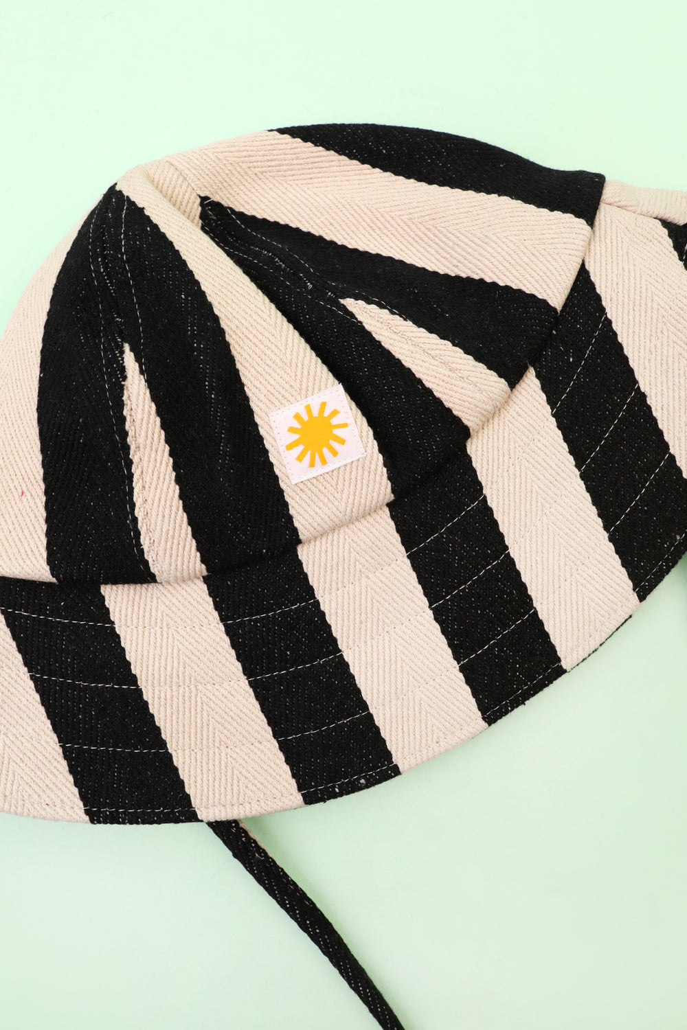 リヨン サンハット ブラック ストライプ