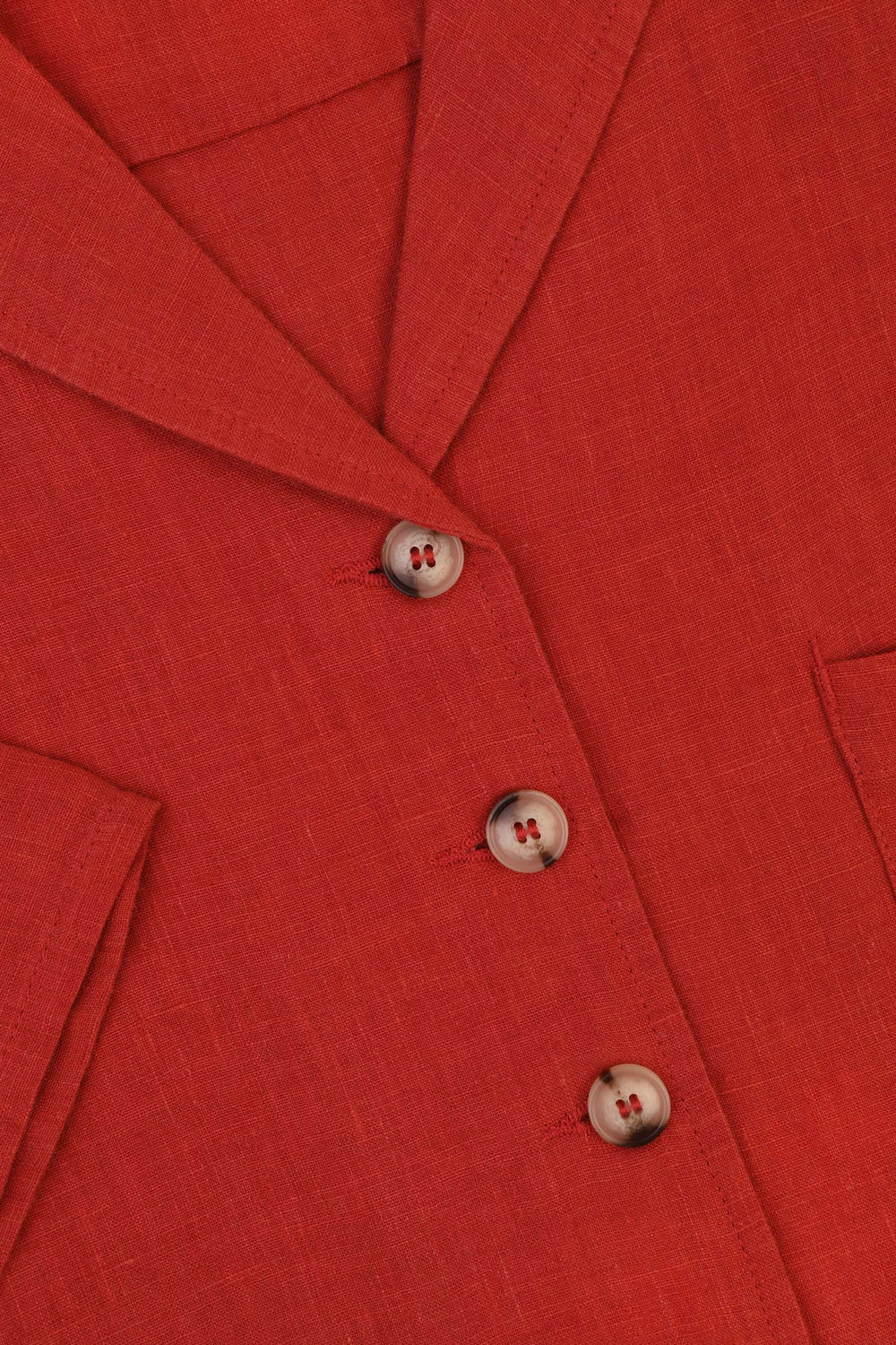 MAXIM LINEN SHIRT PAPRIKA