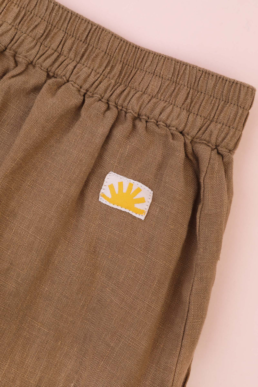 BASIC BUTTON FRONT SKIRT STONE