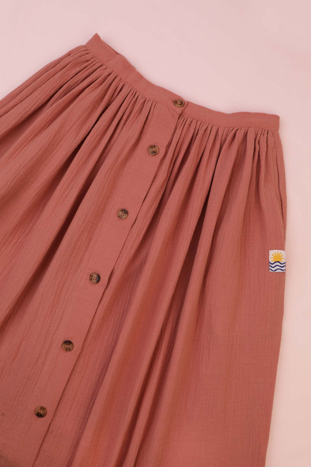ISAAC MIDI SKIRT BLUSH