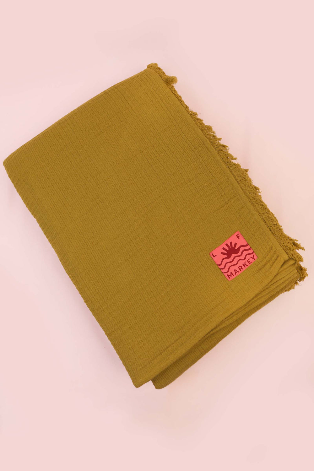 GAUZE BLANKET CHARTREUSE