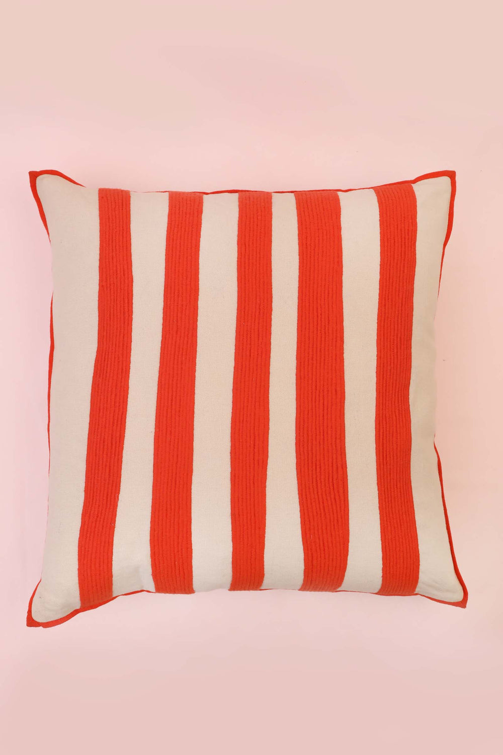 Solstice Cushion Stripe Orange