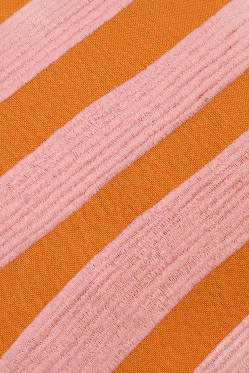 Solstice Cushion Stripe Pink Ochre