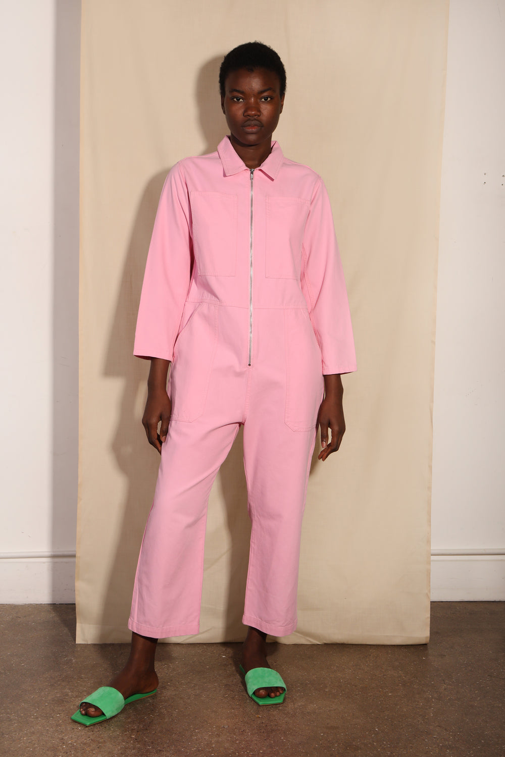 Dominic Boilersuit Bright Pink
