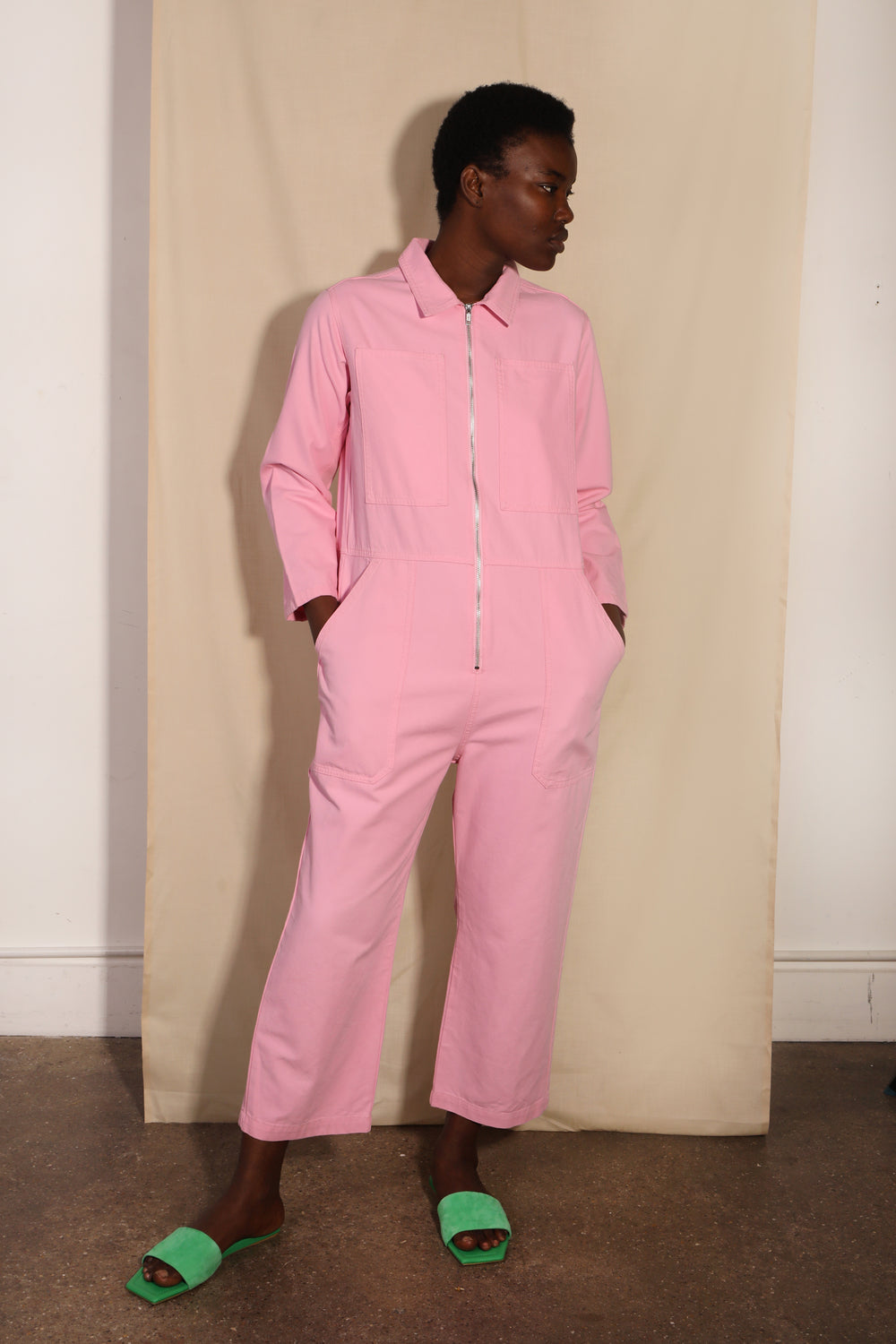 Dominic Boilersuit Bright Pink