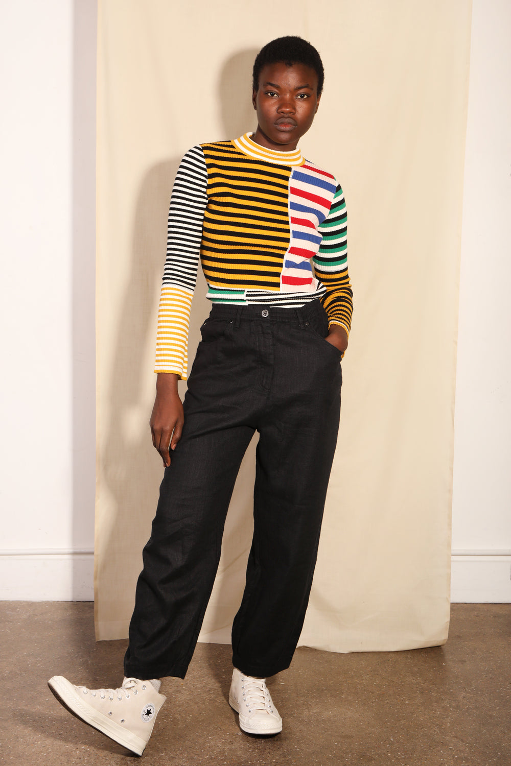Fergus Trouser Black