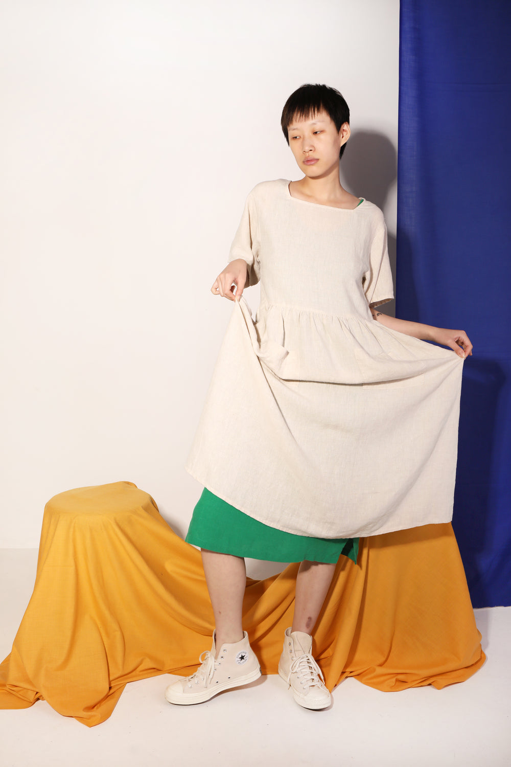 Mitch Dress Cream