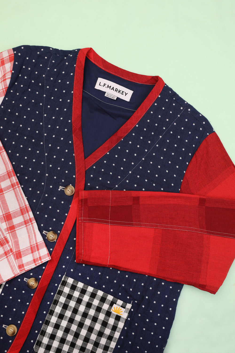 Reuben Jacket Patchwork Check