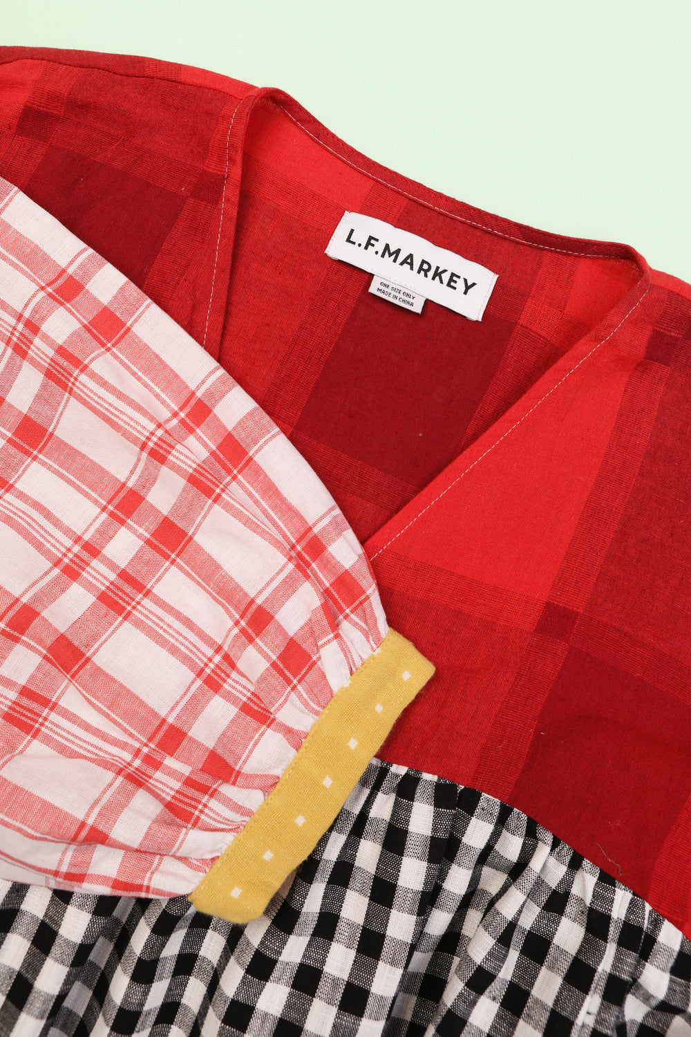 Ballad Dress Patchwork Check