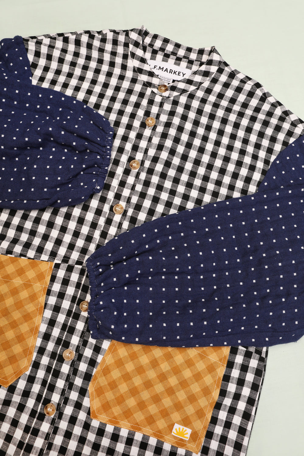 Gale Shirt Patchwork Check