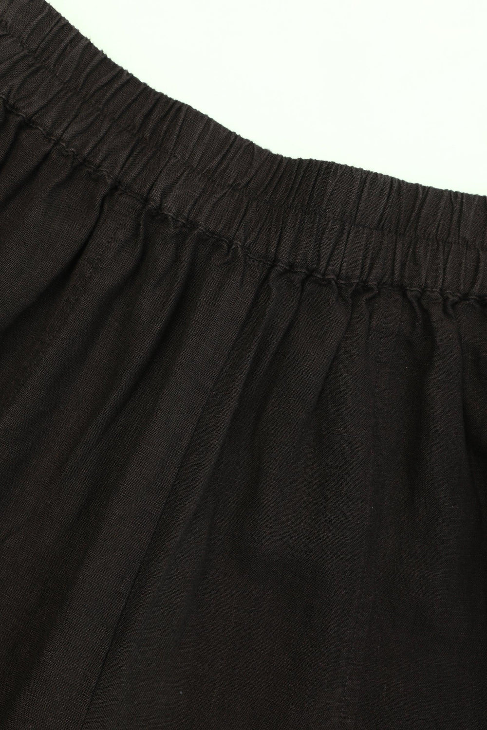 Basic Linen Trouser Black