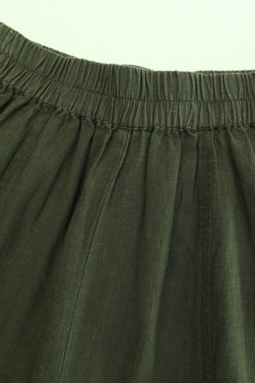 Basic Linen Trouser Hunter Green