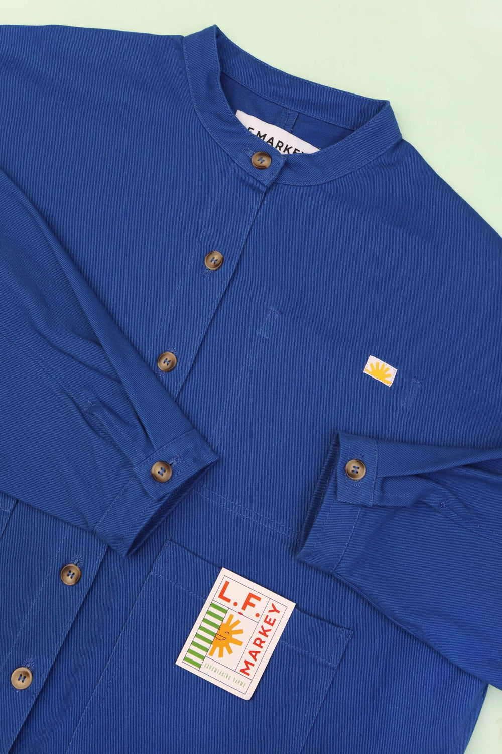 Wide Chore Coat Cobalt