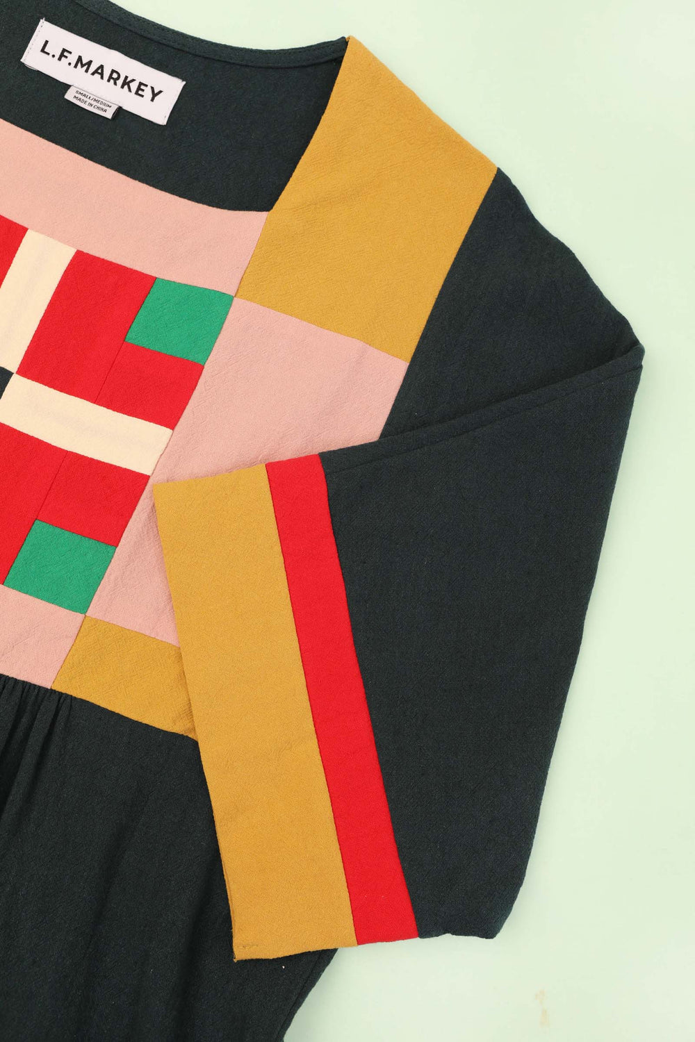 Rafe Dress Forest Patchwork