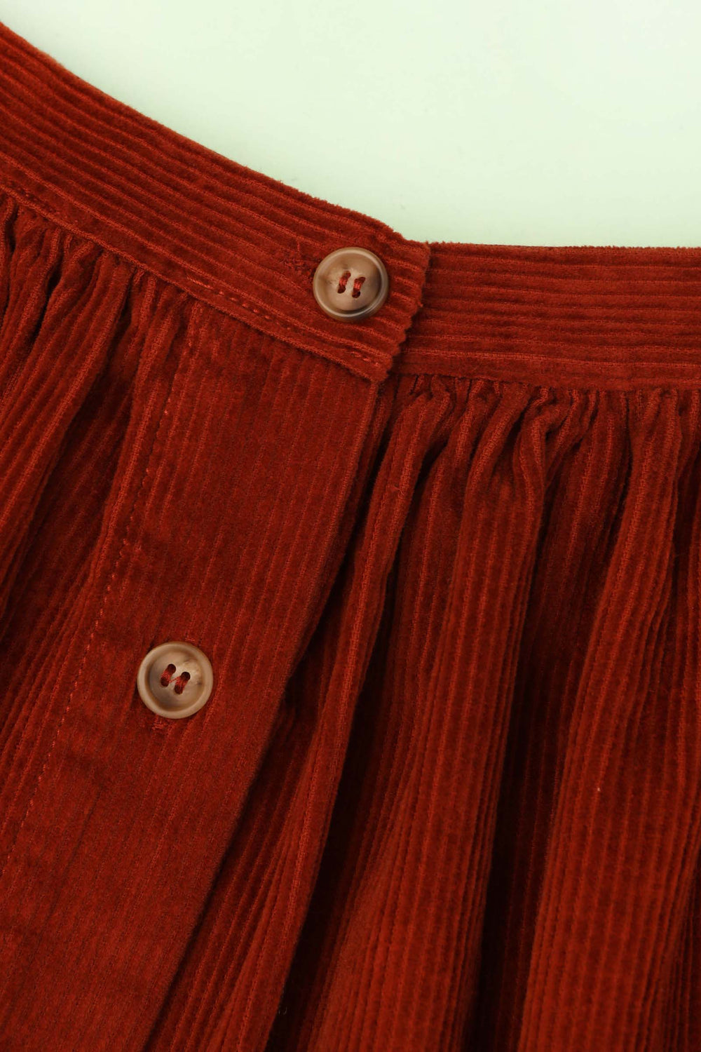 Isaac Skirt Midi Rust