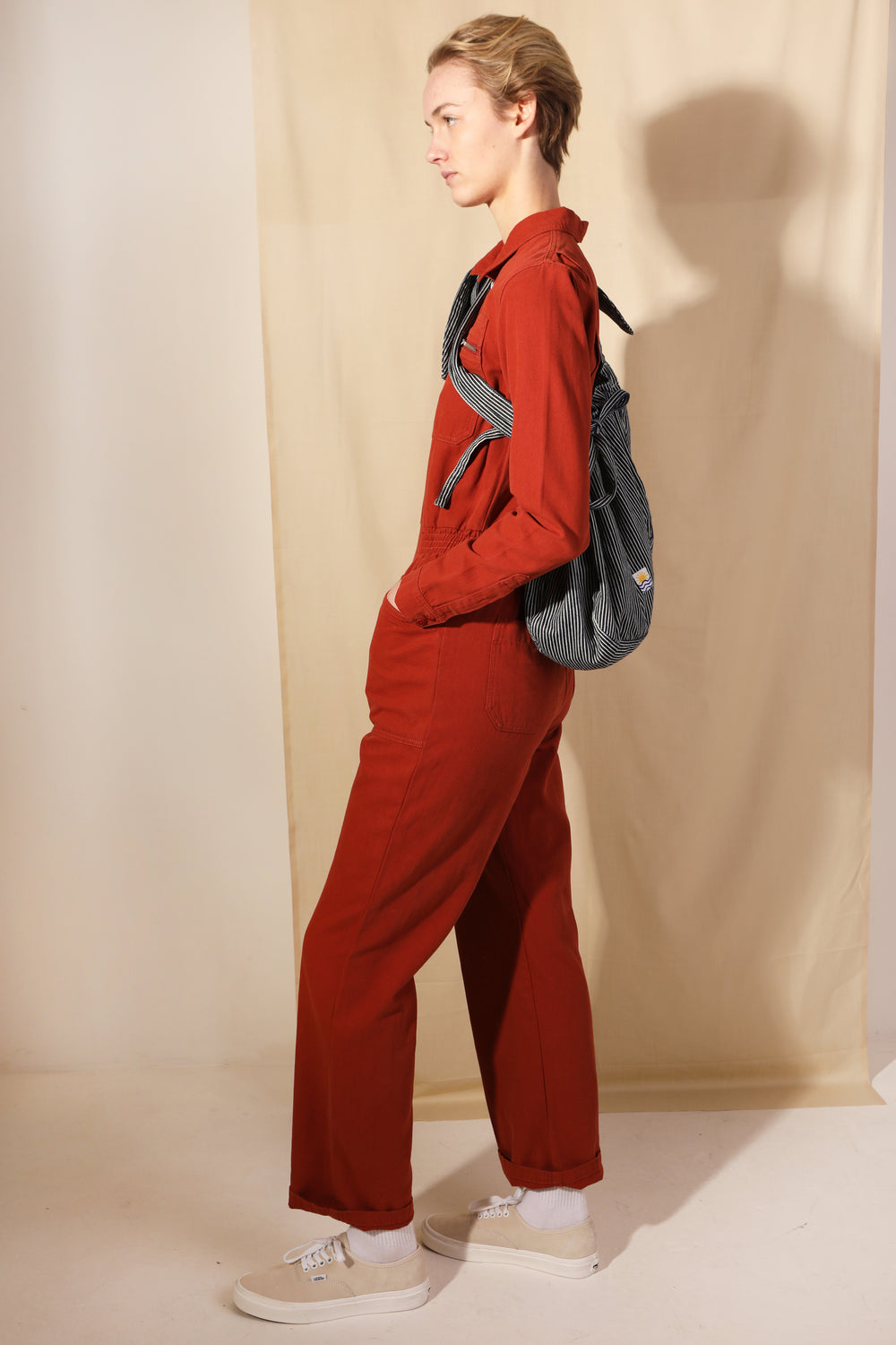 Danny Boilersuit Rust Canvas
