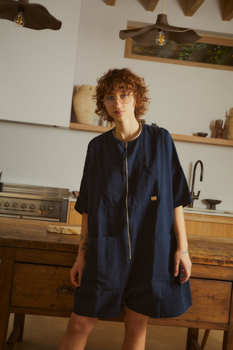 Mega Playsuit Navy