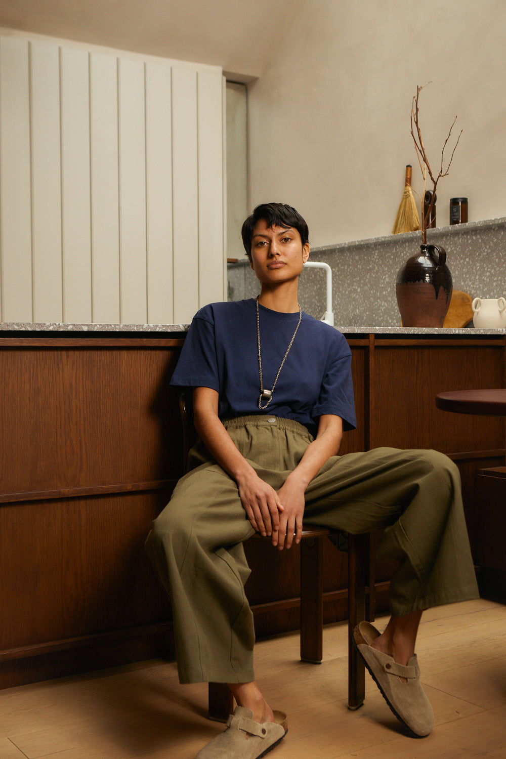 KALEB TROUSER OLIVE