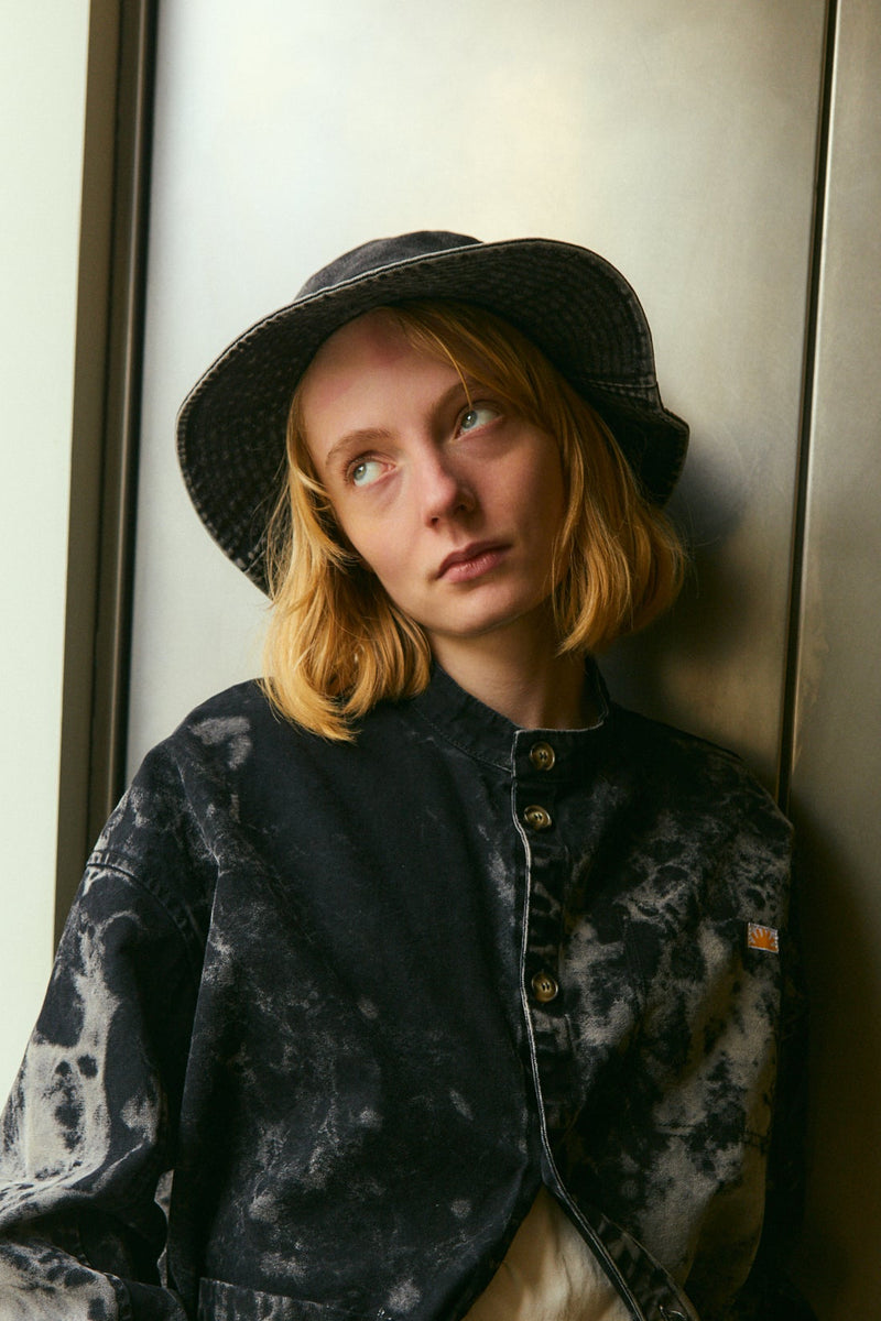 Wide Bucket Stonewash