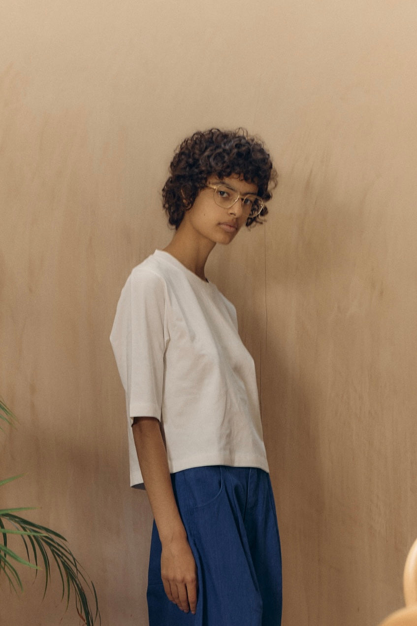 Boxy Tee Ecru