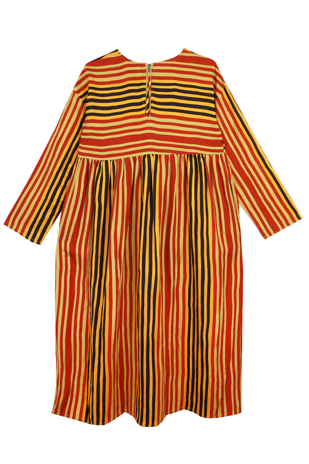 Alder Dress Painters Stripe