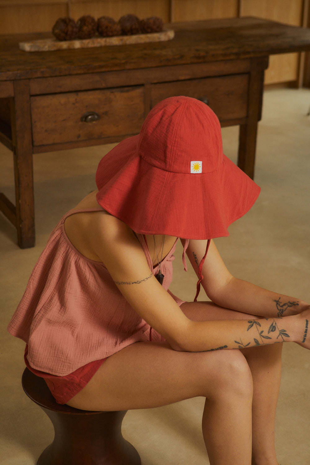 ARBOR SUN HAT PAPRIKA