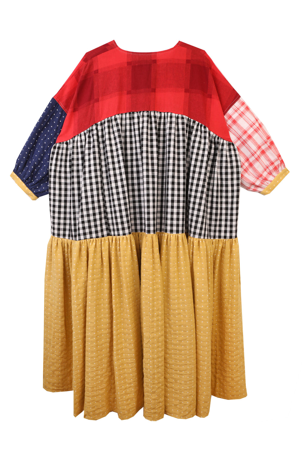 Ballad Dress Patchwork Check
