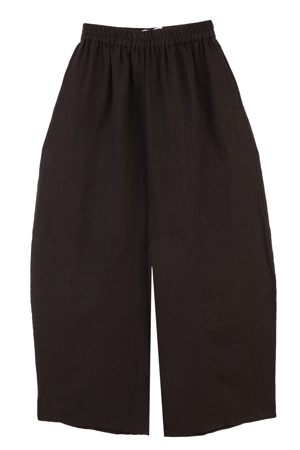 Basic Linen Trouser Black