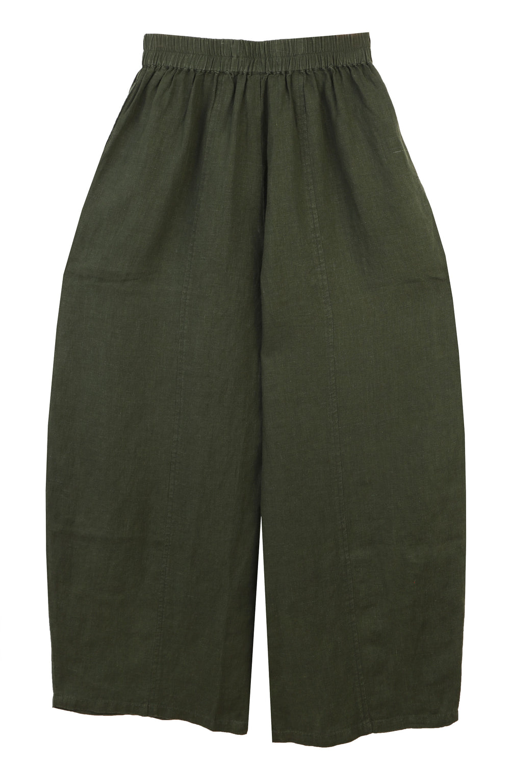 Basic Linen Trouser Hunter Green