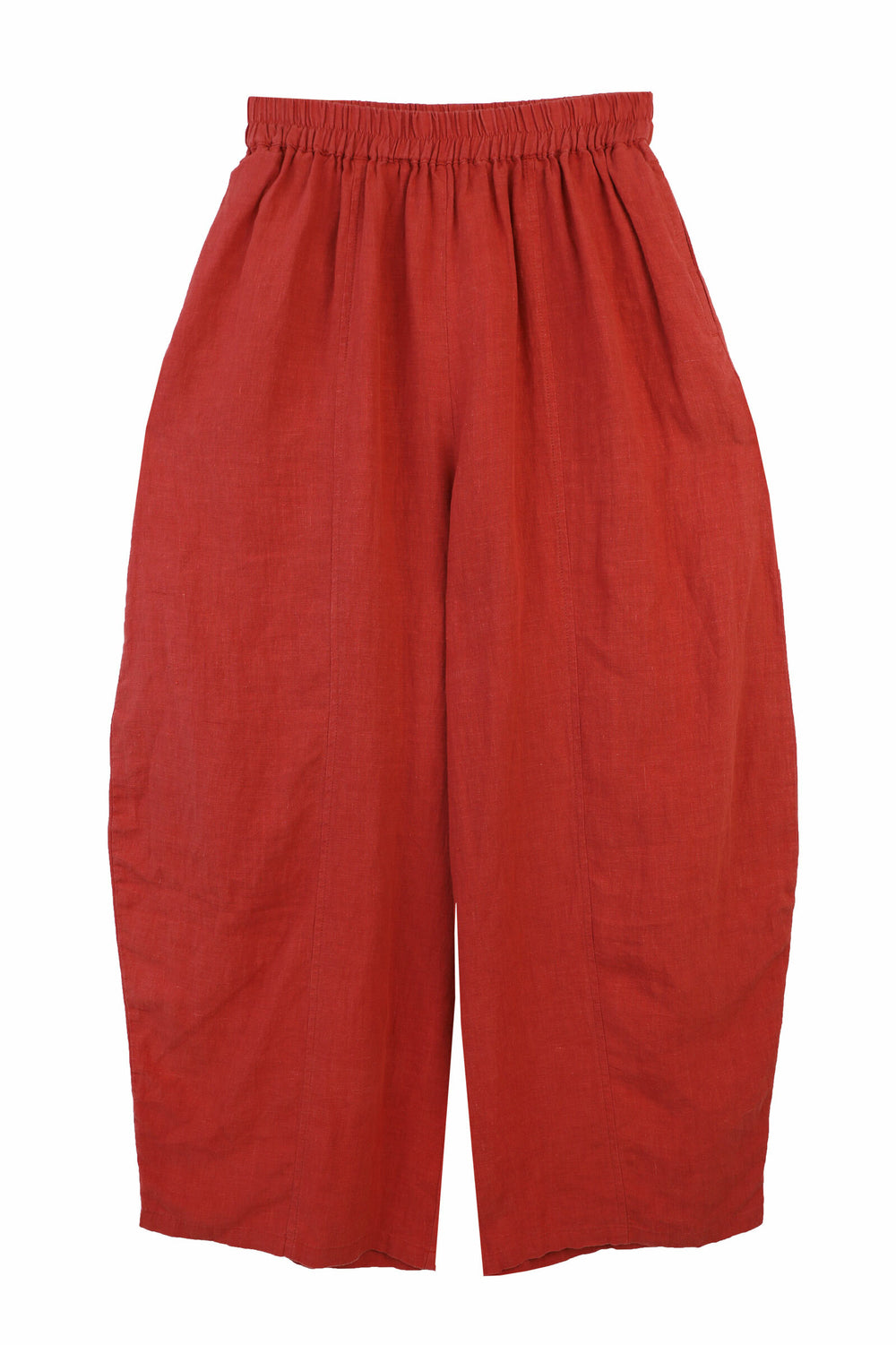 BASIC LINEN TROUSER PAPRIKA