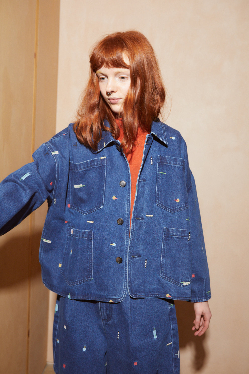 Carson Chore Coat Embroidered