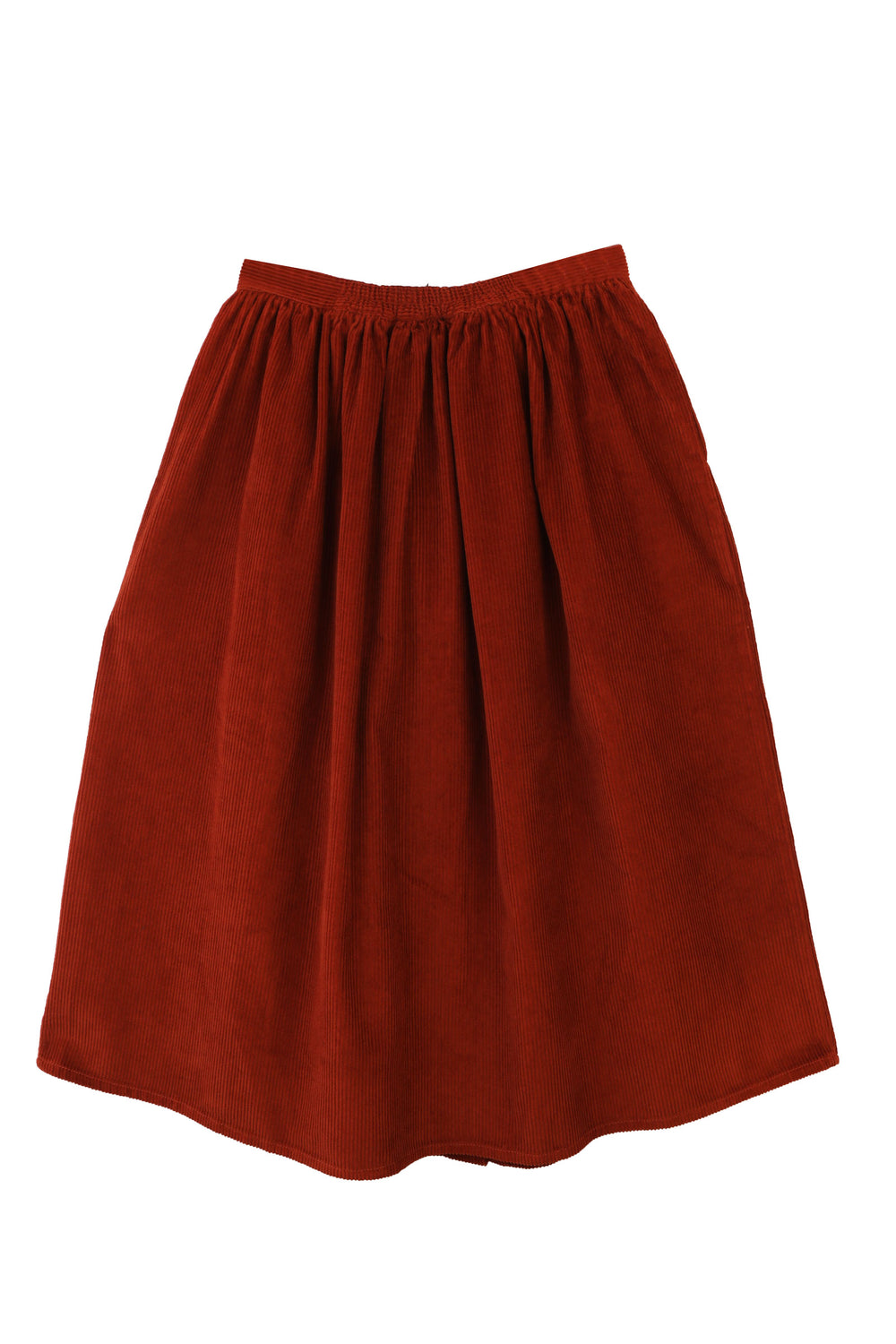 Isaac Skirt Midi Rust