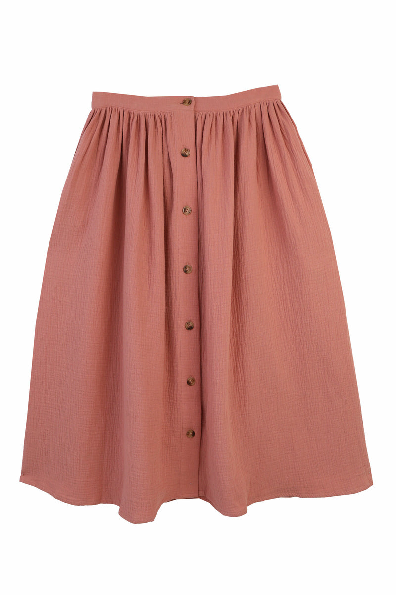 ISAAC MIDI SKIRT BLUSH