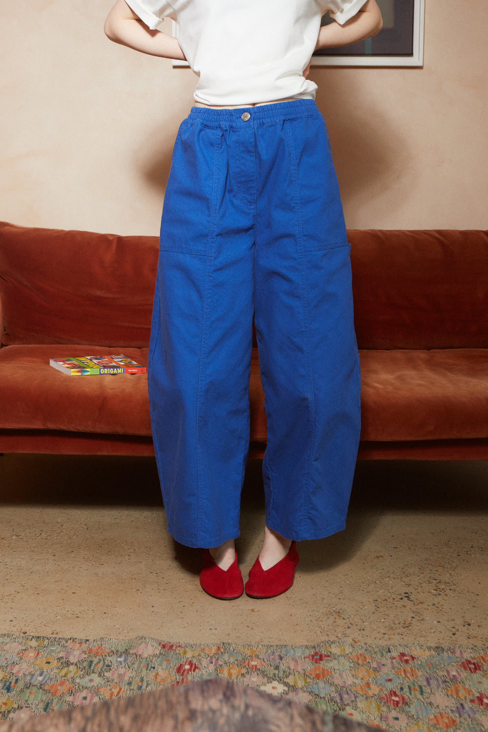 Kaleb Trouser Washed Canvas