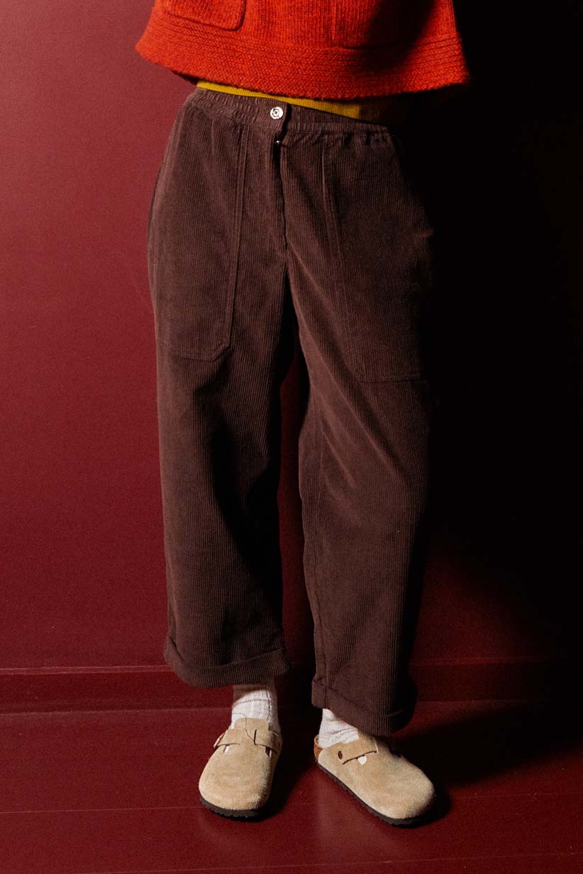 Beckett Crop Trouser Umber