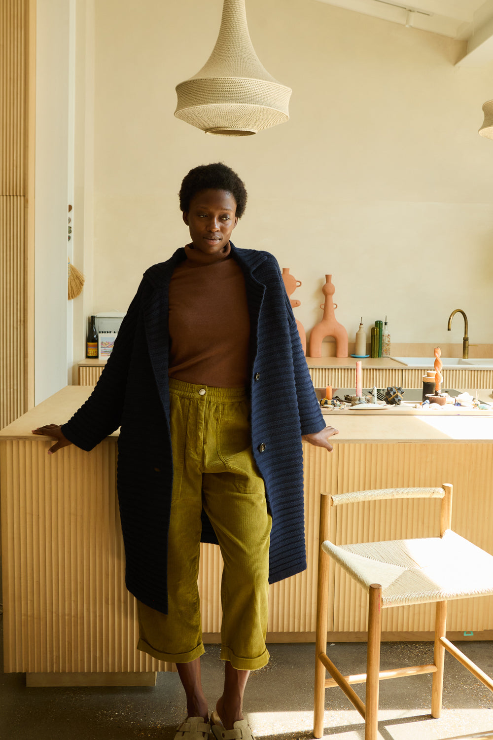 Beckett Crop Trouser Chartreuse