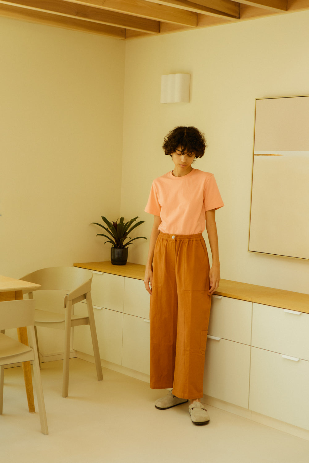 KALEB TROUSER TERRACOTTA