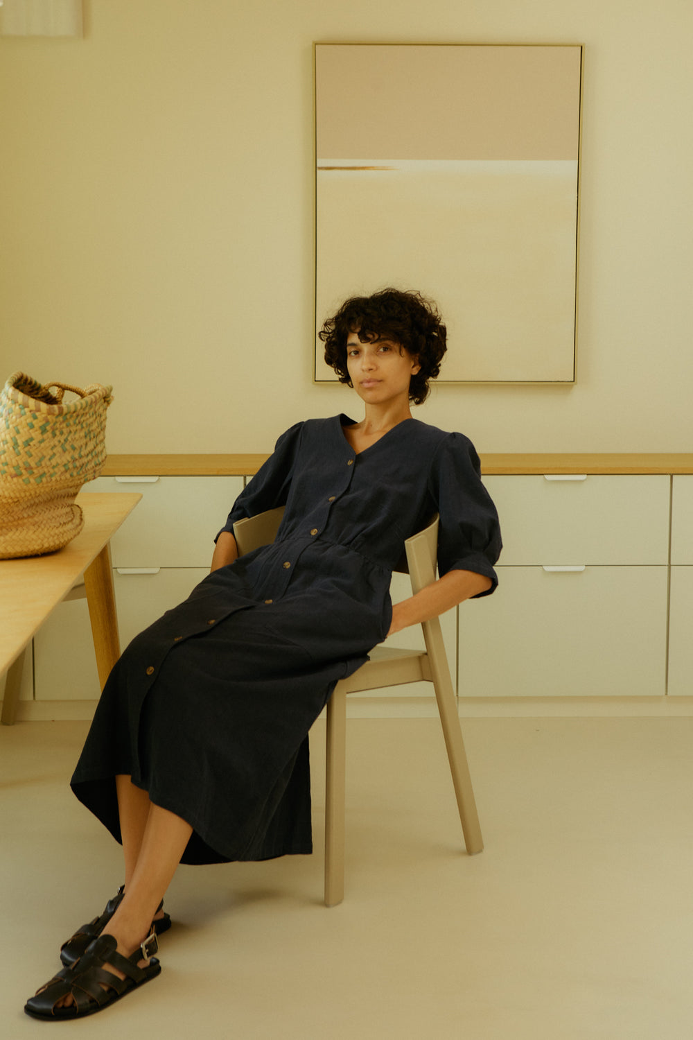 Lowry Dress Navy