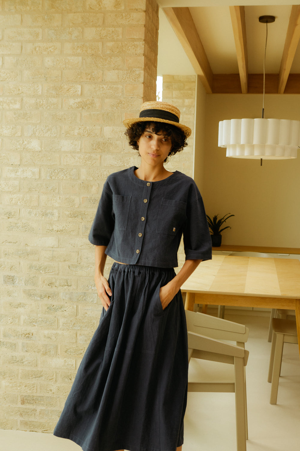 EMILE SKIRT NAVY