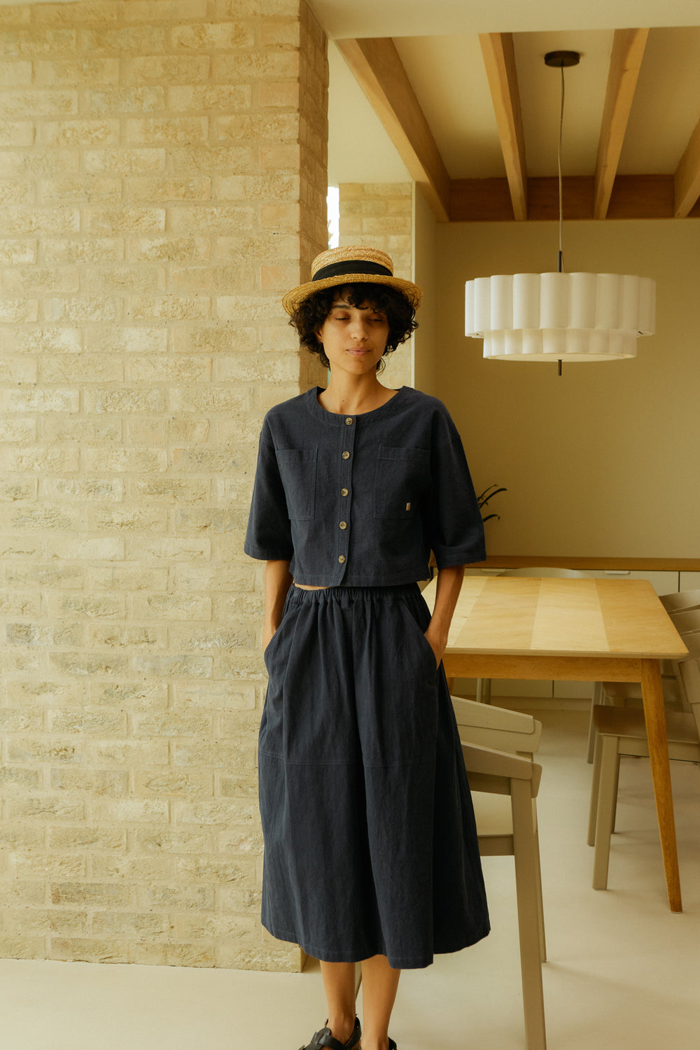 EMILE SKIRT NAVY