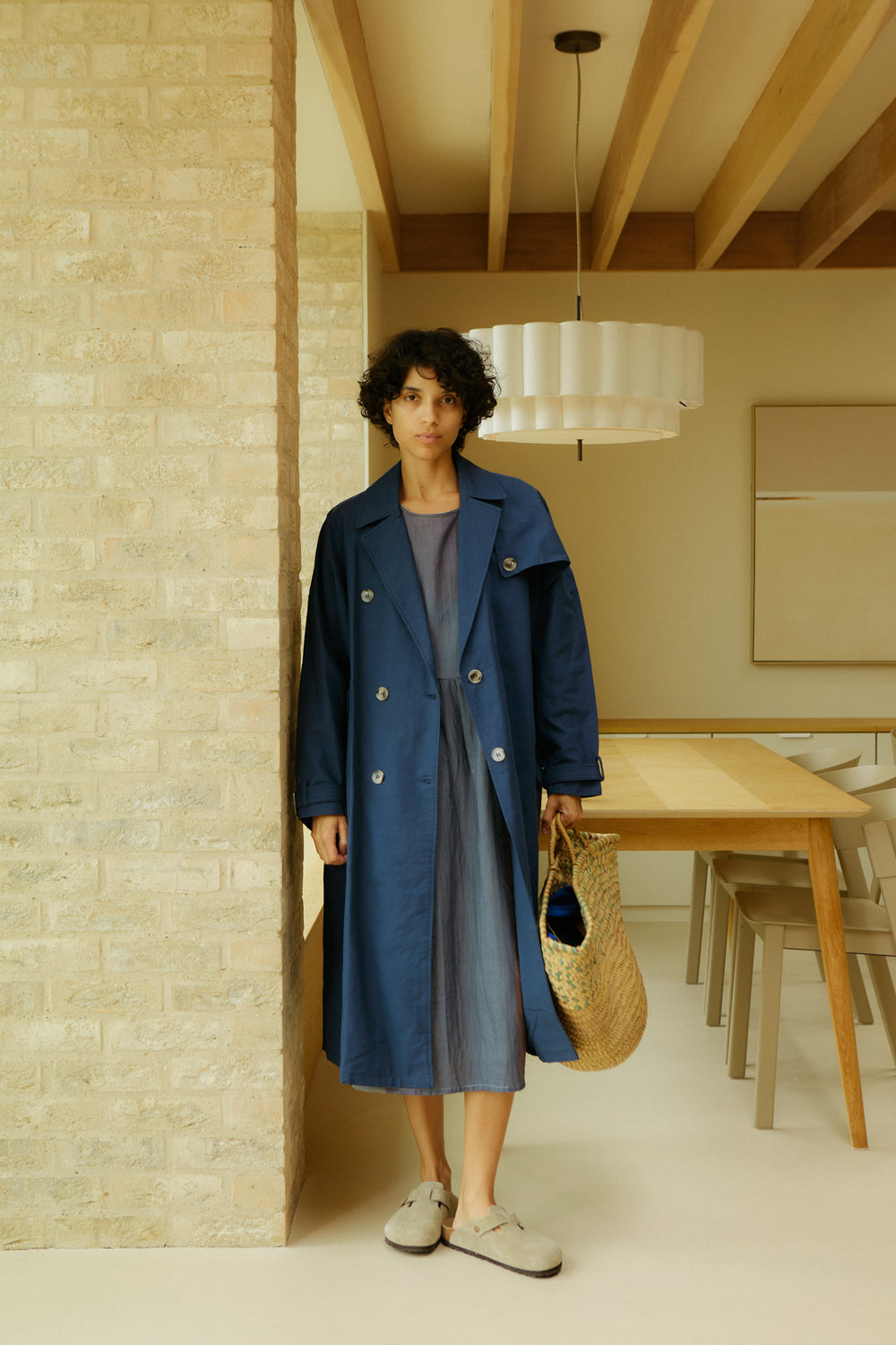 Joffe Trench Navy