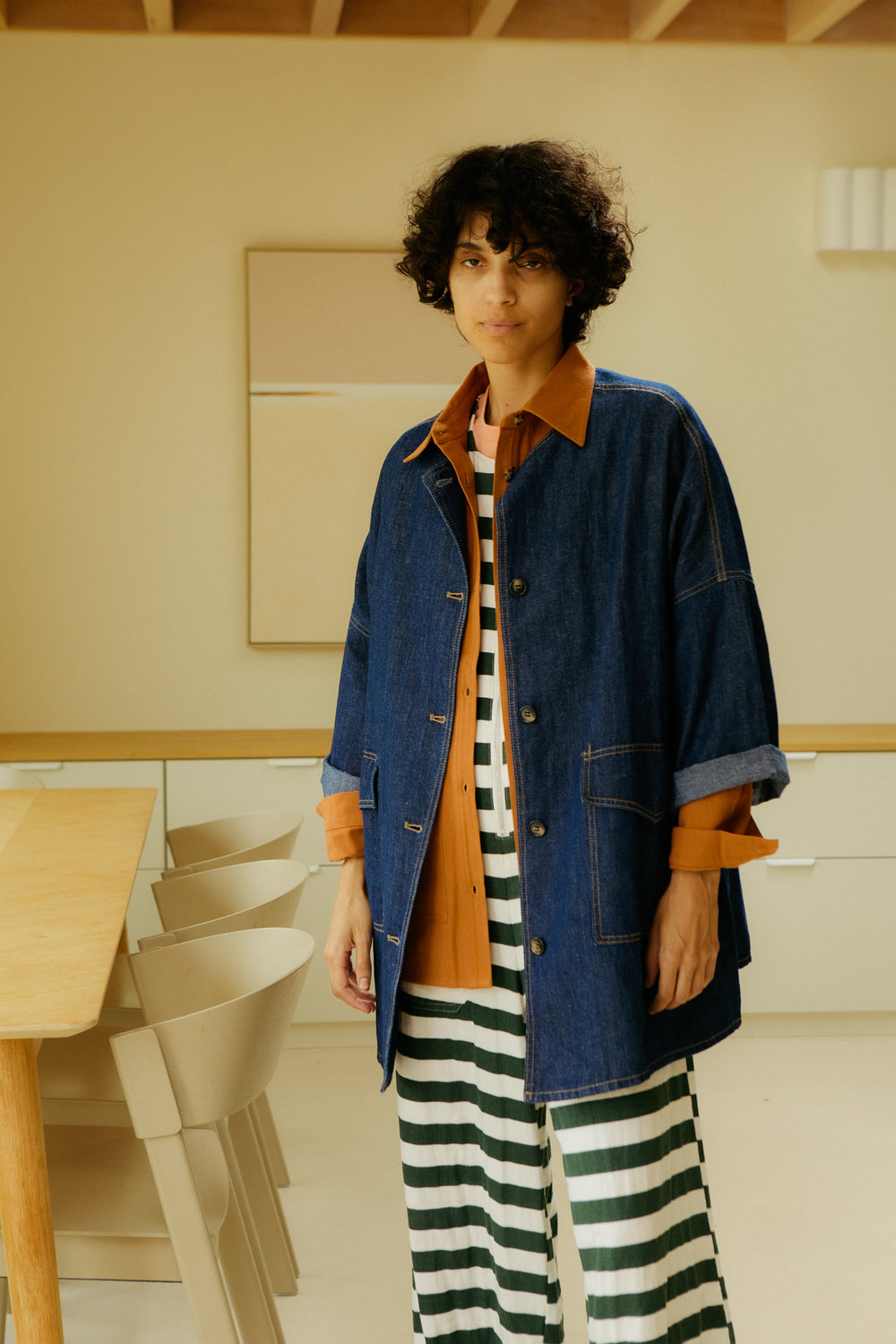 Lowe Jacket Denim Chambray