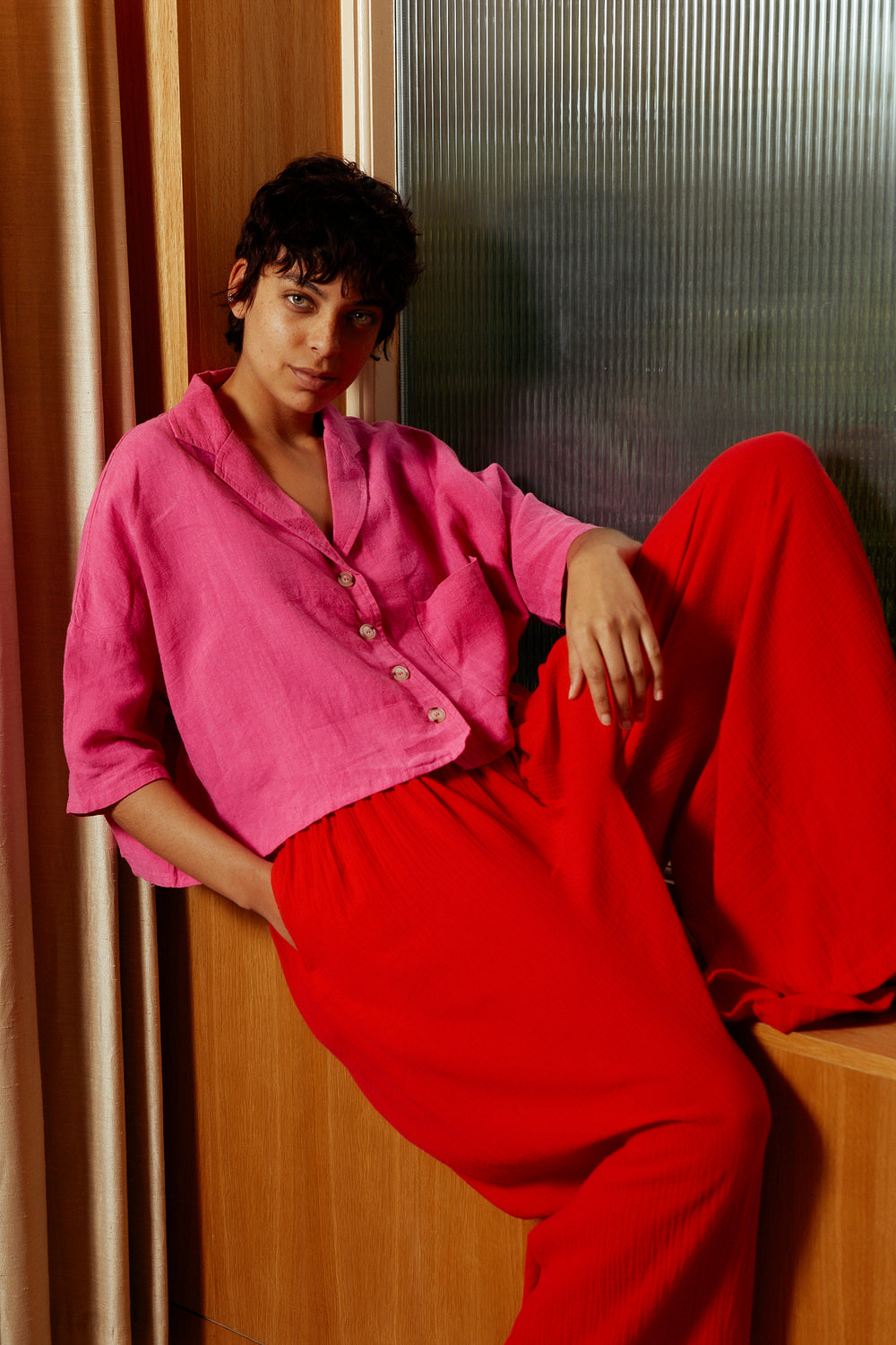 Valen Trouser Red