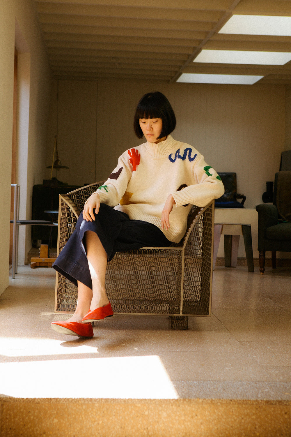 Miro Knit Ecru