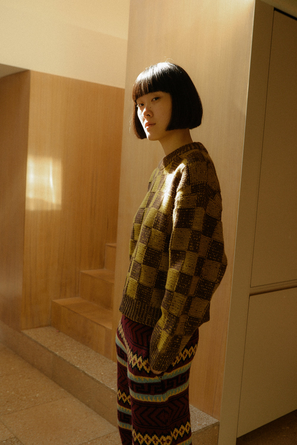 Bjorn Knit Chessboard