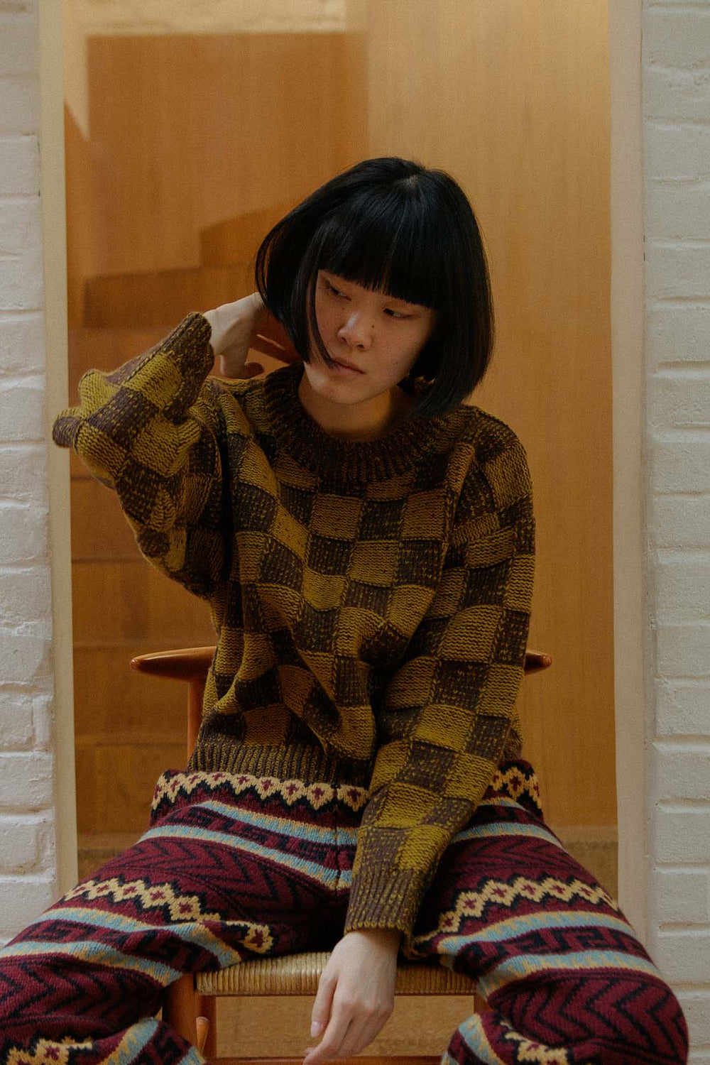 Bjorn Knit Chessboard