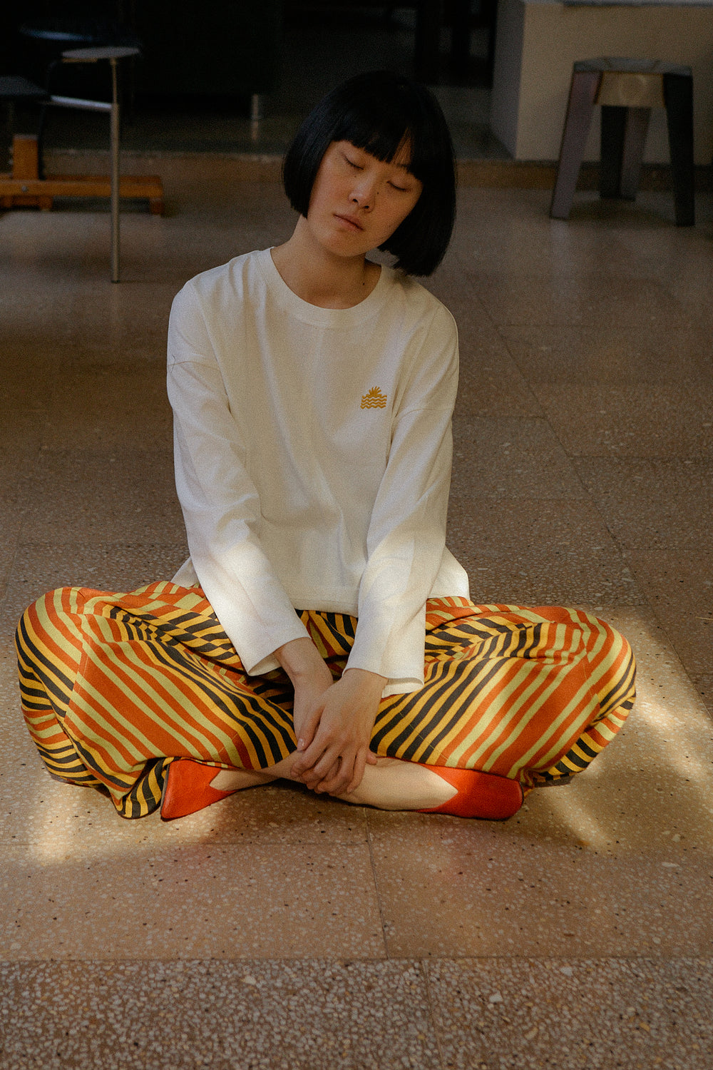 Lesley Top Ecru